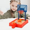 thumbnail image 2 of Mini Support de Jeu de Basketball de Bureau Jouet de Tir à Double Doigt pour Enfants Interaction Parent-Enfant Activité Sportive de Compétition Option Plastique A A, 2 of 4