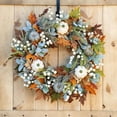 thumbnail image 2 of Fall Pumpkin Wreath Harvest Door Wreath Hanging for Door Home Decor, 2 of 8