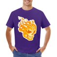thumbnail image 4 of OUSIMEN T-Shirts Skull T-Shirts Graphiques pour Hommes pour Femmes P - 6TG, 4 of 4