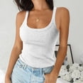 thumbnail image 3 of Birdeem Womens Solid Tank Tops Sleeveless U-Neck Base Shirt Summer Casual Workout Tees, 3 of 6