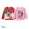 thumbnail image 4 of Disney Minnie Mouse Chandail Molletonné pour Tout-Petite Fille, Doux, de Noël, à Motif Personnage, Col Rond, Taille 2-6, 4 of 7