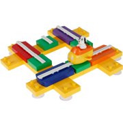 36/82pcs Building Block Track 2 Speeds DIY Race Car Track for Improving Fine Motor Skills Race Track Building Block Track