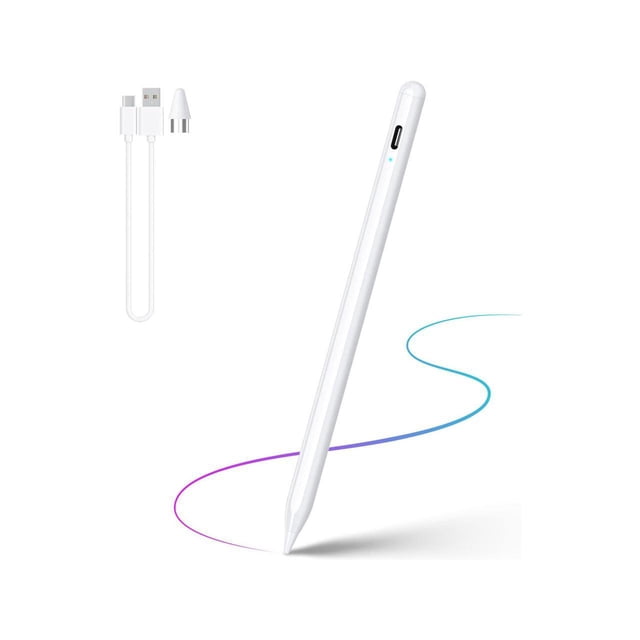 Stylus Pen, Active Stylus Pen Compatible for iOS and Android Touchscreens/Phones, Rechargeable Stylus Pen with Dual Touch Screen, Stylus Pencil for Apple iPad/iPhone/Android/Samsung Tablet