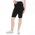 thumbnail image 1 of Paisley Sky Maternity Jegging Bermuda Short, 1 of 6