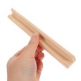 thumbnail image 3 of Wooden Dominoes Mahjong Holders Decorative Toys Base Stand 7.4 Inch Mexican Train Mirror Letters Tile Holder Card Display Rack Desk Tray For Push Card Block, 3 of 8