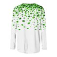 thumbnail image 5 of Lolmot Chemises pour Femmes Mode Jour de la Saint-Patrick Imprimé Manches Longues Col Rond Blouse Blouses pour Femmes, 5 of 5