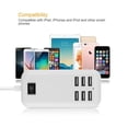 thumbnail image 4 of Chargeur Mural Multi-USB 30W 6 Ports Adaptateur Secteur pour Appareils Alimentés par Usb, 4 of 6