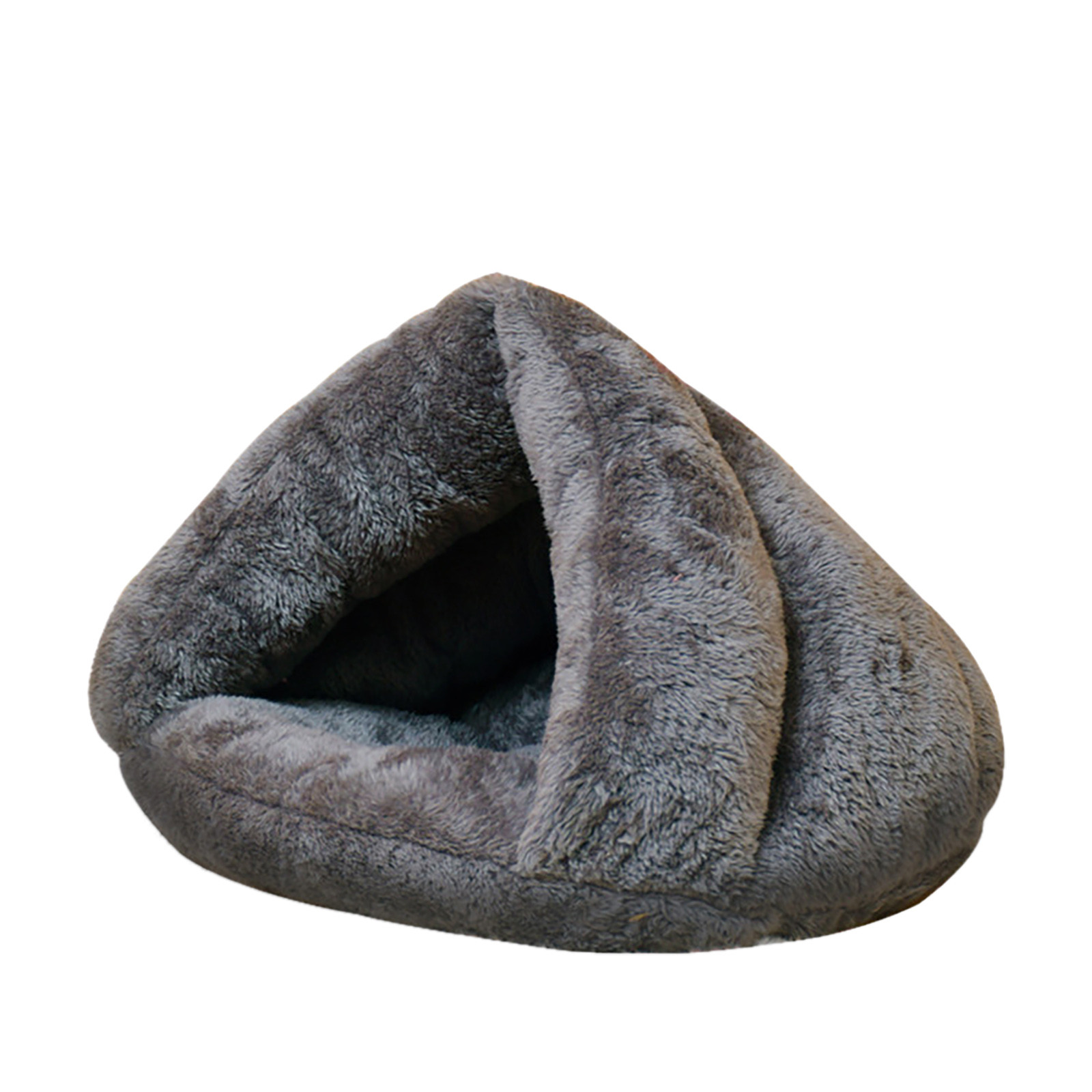 Pet Bed Winter Warm Triangular Litter Pet Kennel and Dog Mat Thick Sleeping Bag Cats Bed