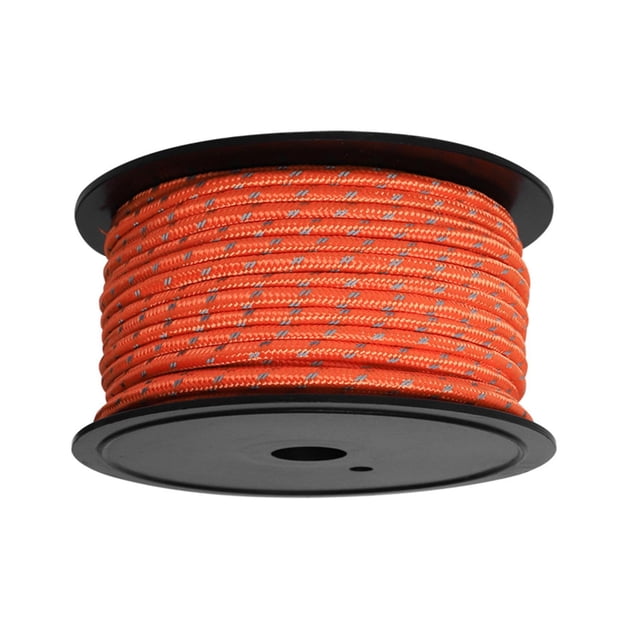 Maytalsory 30M 6mm Reflective Tent Rope Guylines Guy Travel tensile strength,suitable for a Outdoor Canopy Line Orange for