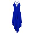 thumbnail image 4 of EQWLJWE Robes d'Été pour Femmes 2023 Robes pour Ados Mode Femmes Été Décontracté Uni Col en V Camis Sans Manches Gilet Robe Longue, 4 of 6