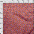 thumbnail image 3 of oneOone Velvet Red Fabric Floral Sewing Material Print Fabric By The Yard 58 Inch Wide, 3 of 5