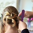 thumbnail image 4 of Foldable Hair Brush Travel Comb with Pocket Comb Thick Curly Hair Compact Hair Brush for Travel Car Folding Small Comb Portable Comb for Children and Ladies Long Hair, 4 of 5