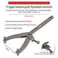 thumbnail image 1 of Variator Remove Holder Repair Tool Holder Reusable Motorcycle Wrench Wear-resistant Y-type Flywheel Spanner Fixing Clip, 1 of 9