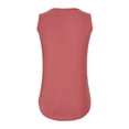 thumbnail image 4 of Débardeurs pour Femmes Col en V Basique Décontracté Fluide Été Sans Manches T-Shirt, 4 of 7