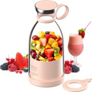 Personal Size Blender  Portable Blender  Battery Powered USB Blender (Pink)