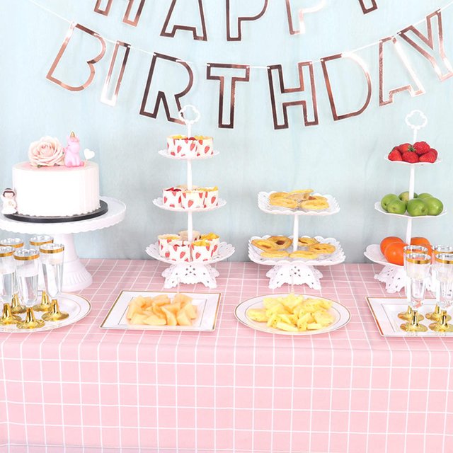 Raindrops 1Pack Cupcake Holders White Multilayer Storage for Gathering Events