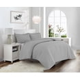 thumbnail image 1 of Swift Home Dot Clip Textured Duvet Cover Set, Soft All Season Bedding with Zipper Closure, King, Light Gray, 1 of 3