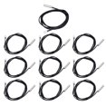 thumbnail image 1 of 10Pcs Thermistor Sensor NTC Temp Temperature Probe 5x25mm Cylindrical Head for Measuring5K B3950, 1 of 14