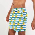 thumbnail image 4 of Men's Big&Tall Swim Trunks, Men's Swim Trunks Board Shorts Quick Dry Mens Swimming Trunks with Pockets Tropical Shorts for Men S-5XL Bathing Suits Woman Clearance, 4 of 5