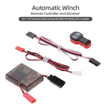 Wireless Winch Remote Controller with Receiver for 1/10 Traxxas Axial Tamiya HPI Redcat RC Crawler Car