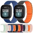 thumbnail image 2 of xDfind Magnetic Silicone Watch Band For Fitbit Versa 4 / 3 / Sense 2 / Sense, 2 of 4