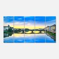 thumbnail image 2 of Carraia Medieval Bridge on Arno River - Beach Photo Canvas Print, 2 of 3