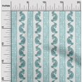 thumbnail image 2 of oneOone Georgette Viscose Dusty Teal Green Fabric Block Craft Projects Decor Fabric Printed By The Yard 42 Inch Wide, 2 of 5