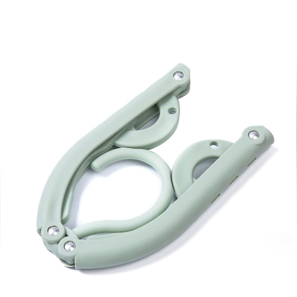 Cintre pliable multifonction en plastique pour le séchage des vêtements d'extérieur pour la maison, vert