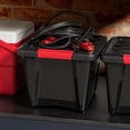 thumbnail image 3 of IRIS 18 L Stackable Plastic Storage Bins with Lids, 3 of 7