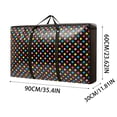 thumbnail image 3 of Grand Sac de Rangement Réutilisable avec Poignées et Fermetures Éclair Robustes, Organisateur de Déménagement Robuste Lavable pour Literie Couvertures Garde-Robe sous le Lit, 3 of 6
