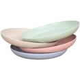 thumbnail image 1 of Assiettes Incassables en Paille de Blé 4 Pcs Assiettes de Souper Légères Dégradables Incassables, 1 of 4