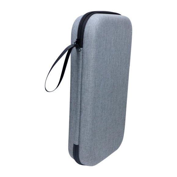 Siruishop Étui Rigide pour Pagaie de Pong, Housse de Raquette pour Compétition, Plein Air, Voyage, Gris, pour 2 Pagaies