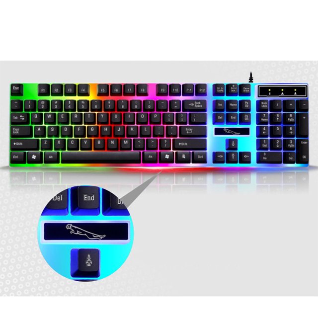 RENACLIPY Claviers Filaires Noir Plastique Aspect Élégant Clavier Rond pour Tablette 1Ensemble