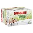 thumbnail image 2 of Huggies Natural Care Sensitive Baby Wipes, Unscented, 960 Count, 2 of 8