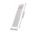 thumbnail image 2 of OULII 12Pcs Foldable Windscreen 39.30X9.43X0.12in Silver for Outdoor Enthusiasts, 2 of 8