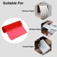 thumbnail image 4 of Unique Bargains 4.33'x295' (110mmx90m) Wax Thermal Transfer Ribbon, 1 Roll 1/2' Core Ink Out Barcode Ribbon with Core, Red, 4 of 6