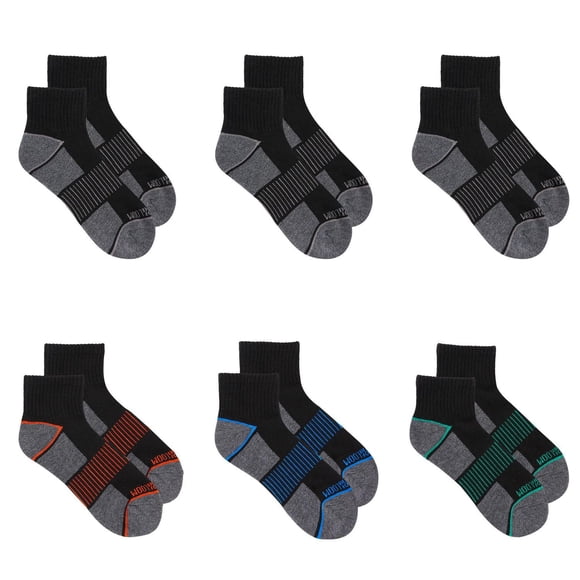 Fruit of the Loom Garçons 6 Paires Socquettes