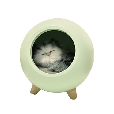 Yeacher Lovely Cats House Night Lamp Children Bedroom Rechargeable Leds Sleeping Light Kids Birthday Gifts