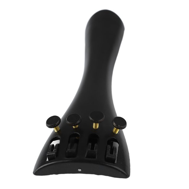 Violin Tailpiece, Withstand Strong Tension Aluminium Alloy Durable 4 Fine Tuners Violin Tailpiece With Tailgut For Stringed Instruments