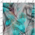 thumbnail image 2 of Soimoi Cotton Poplin Fabric Peacock Feather Decor Fabric Printed Yard 42 Inch Wide, 2 of 4