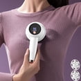 thumbnail image 1 of Clothes Lint Remover Power Display Six Tooth Blade Quiet 2 In 1 For Removing Balls And Oppressive Lint USB Charging Clothes Lint Remover Remov, 1 of 9