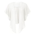 thumbnail image 4 of YOUSNH Châles et Étoles en Mousseline pour Femmes, Ouvert à l'Avant, Cardigan à Nouer pour Robe de Soirée, Châles et Étoles pour Robes de Soirée, Transparent, Taille Unique, 4 of 7