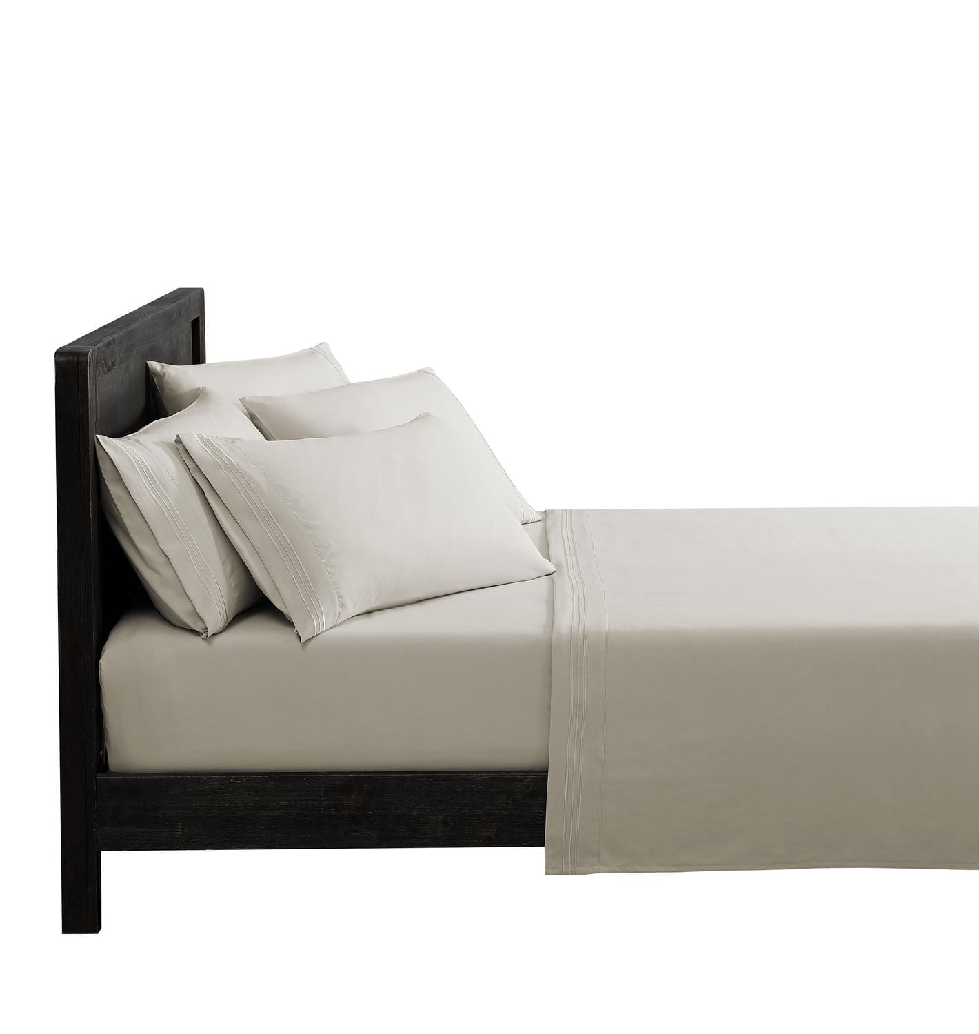 Ensemble de draps luxueux brodés ultra doux de 6 pièces hometrends