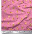 thumbnail image 1 of Soimoi Poly Georgette Fabric Paw,Bone & Puppy Dog Print Sewing Fabric Yard 52 Inch Wide, 1 of 3