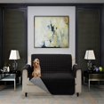 thumbnail image 1 of Housse de Protection Réversible pour Meubles de Chiens et Chats Chaise Marine/gris, 1 of 5