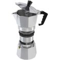 thumbnail image 3 of Italian Espresso Stove Top Coffee Maker 6 Espresso Cups Italian Stove Top Coffee Percolator Moka Pot (6 Cups / 300ml), 3 of 5
