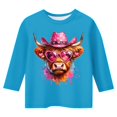 thumbnail image 4 of TZEWGL Tees For Newborn Print Round Neck Loose Short Cropped Sleeve Blouse For Baby size 11-12T, 4 of 4