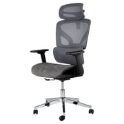 BeesClover Ergonomic Mesh Office Chair, High-Back Executive Chair with Adjustable Lumbar Support, Breathable Desk Chair with 360° Swivel and Rolling Casters, Comfortable Computer Chair for Home Office