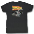 thumbnail image 1 of Retour vers le Futur Voiture T-Shirt Noir pour Adulte, 1 of 2