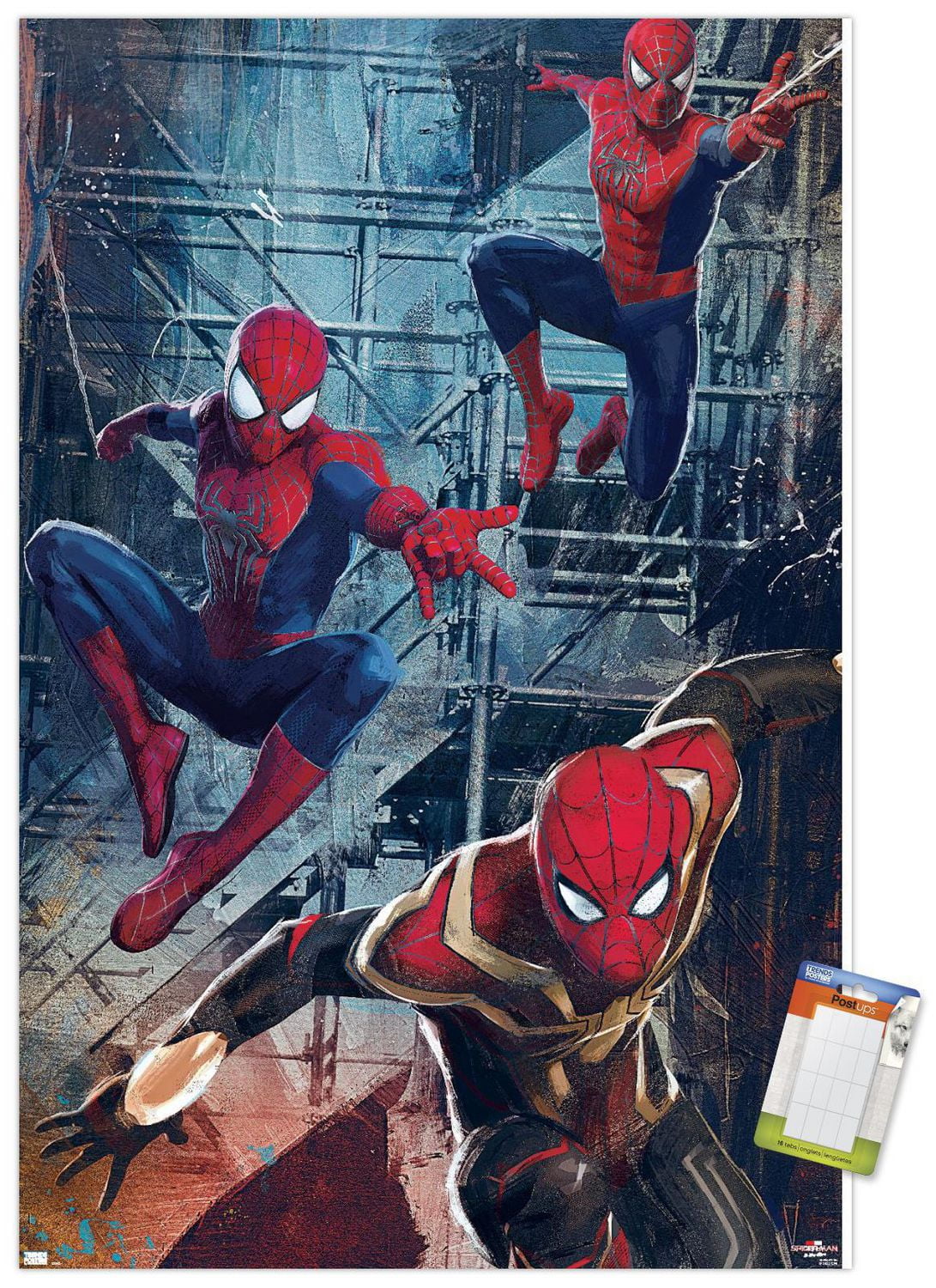Marvel Spider-Man: No Way Home - Trio Wall Poster, 22.375" x 34"